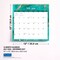 Crackled Blush | 2027 12 x 12 Inch (Hanging) 18 Months Monthly Square Wire-O Calendar | Sticker Sheet | July 2026 - December 2027 | Plato | Planning Stationery